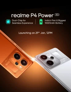 Realme P4 Power smartphone with massive 10001mAh battery launching in India