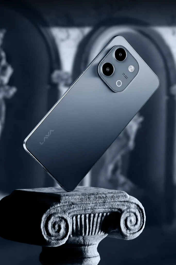 Lava Bold N2 budget smartphone showing front display and rear camera design