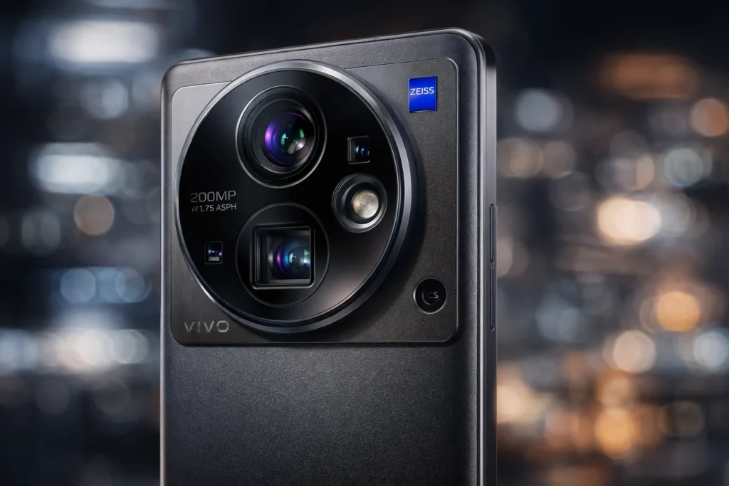 Vivo X300 Ultra camera review showing the 200MP camera sensor and ZEISS optics camera system